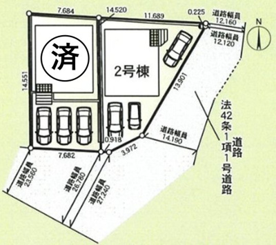 【区画図】 | 海老名市国分寺台第16 新築戸建 全2棟