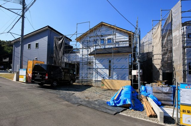 仲介手数料不要　大英産業サンコート東区平山町号地【託麻北小・東部中】の前面道路含む現地写真