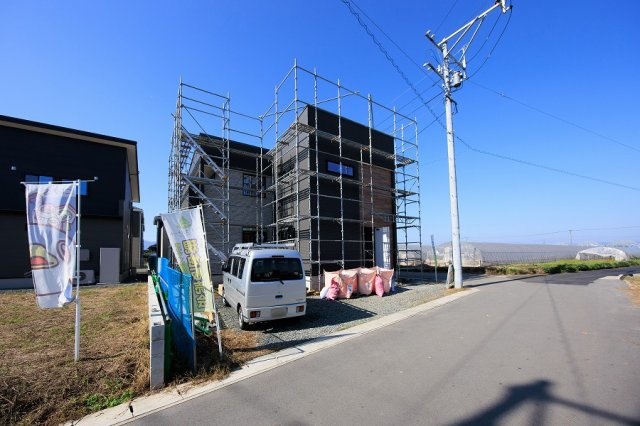 仲介手数料不要　大英産業アーキデイズ北区梶尾町１号地【北部東小・北部北部の前面道路含む現地写真