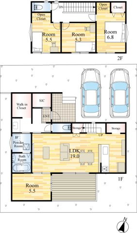 仲介手数料不要　大英産業アーキデイズ北区梶尾町2号地【北部東小・北部北部