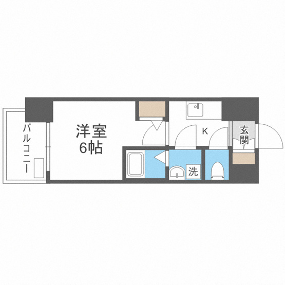 【間取り】 | エスリードレジデンスグラン大阪福島ノース