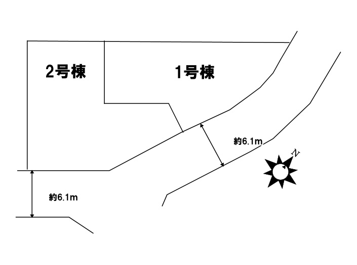広島市安佐北区あさひが丘７丁目の新築一戸建の区画図