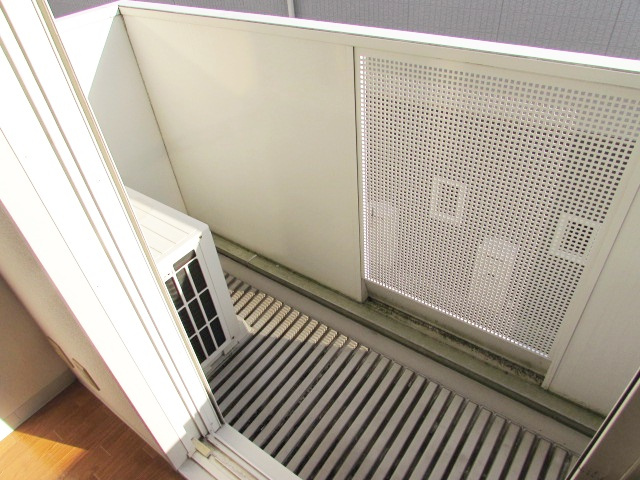 サカセ川ハイツBのバルコニー