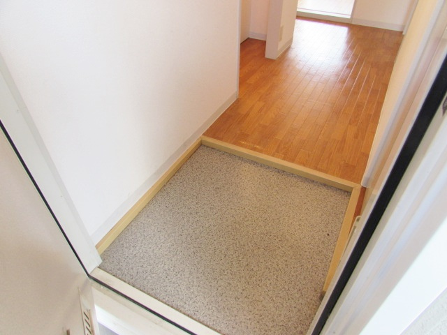 サカセ川ハイツBの玄関