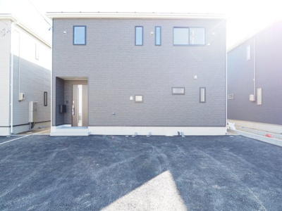 【外観】 | Cradle garden　二本松市油井第５　５号棟 | ★内覧予約でブランド米2kg★
