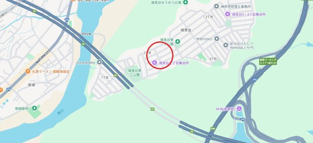 姫路市城見台2丁目　中古戸建の地図