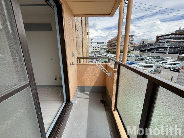 府中セントポーリアのバルコニー