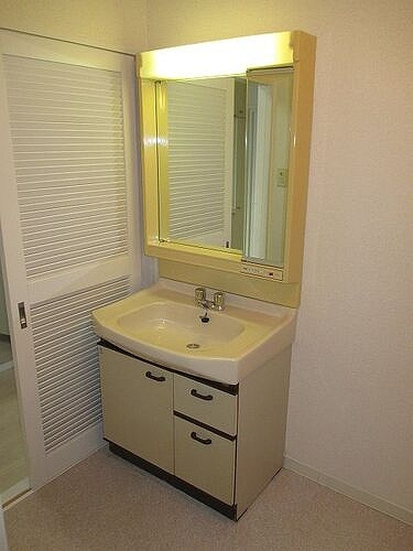 シティコートフドウ中山の洗面所|洗面所手前　※前回募集時2018年12月撮影