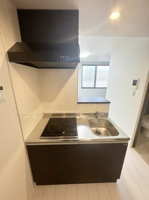 【キッチン】 | ベイルーム久里浜 | お手入れ簡単♪2口IHコンロ