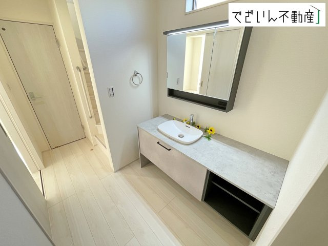 【独立洗面台】 | Livele Garden.S嵐山町志賀第2　新築住宅 | 現地(2026年2月撮影)