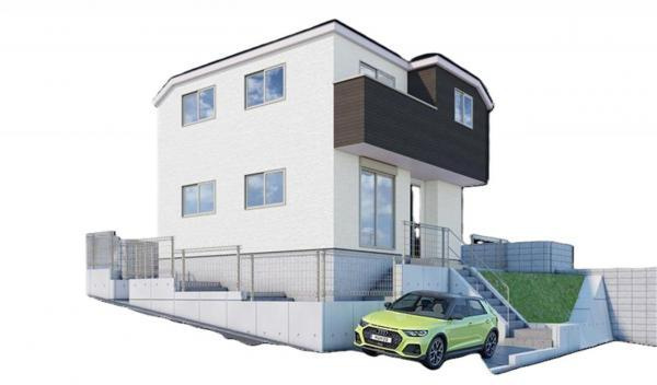 豊中市東豊中町3丁目　新築戸建の外観