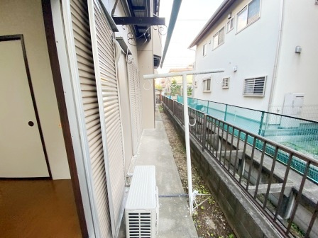 コーポ杉の子のバルコニー|バルコニーがあります