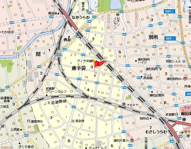 コーポ杉の子の地図