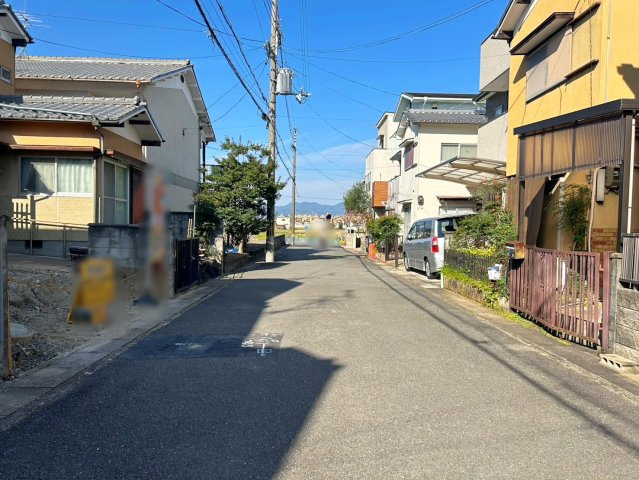 物集女町ヲサン田　新築参考プランの外観|前道は６ｍございます。駐車が苦手な方も切り返しラクラク♪