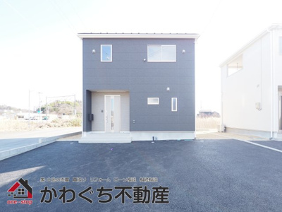 【外観】 | Cradle garden　二本松市油井第５　１０号棟 | ★内覧予約で新米4㎏★