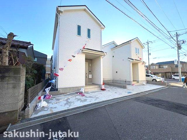 八千代台東３丁目　新築戸建　全４棟の前面道路含む現地写真|八千代台東３丁目　新築分譲全４棟　残り３棟販売　長期優良住宅　平坦地　八千代台駅徒歩１０分