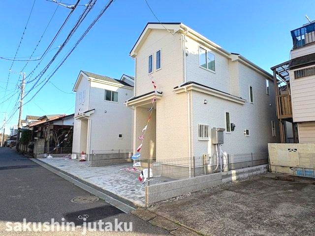 八千代台東３丁目　新築戸建　全４棟の前面道路含む現地写真|八千代台東３丁目　新築分譲全４棟　残り３棟販売　長期優良住宅　平坦地　八千代台駅徒歩１０分