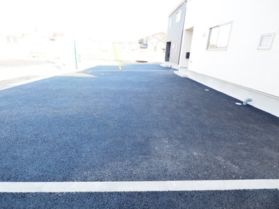 【駐車場】 | Cradle garden　二本松市油井第５　１１号棟 | ★内覧予約でブランド米2kg★