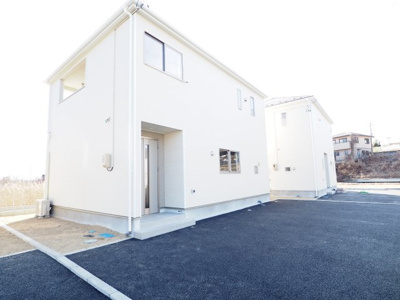 【外観】 | Cradle garden　二本松市油井第５　１１号棟 | ★内覧予約でブランド米2kg★