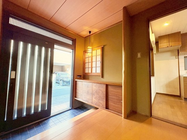 梅津上田町の玄関