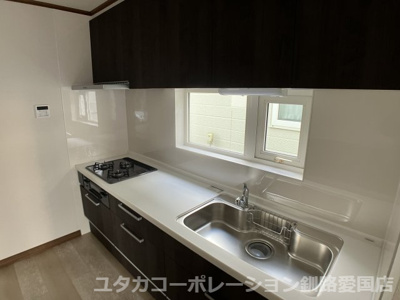 【キッチン】 | 昭和北3丁目190-1619売家 | お掃除しやすいシステムキッチン、毎日のお料理もはかどります！