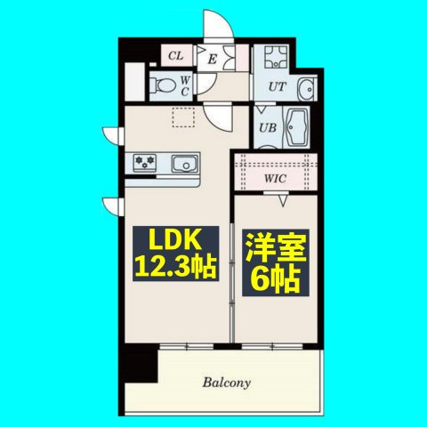 S-FORT大須観音の間取り