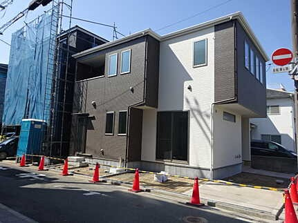 広島市南区宇品御幸4丁目　新築一戸建て(全2棟)の外観