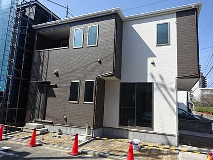 広島市南区宇品御幸4丁目　新築一戸建て(全2棟)の外観