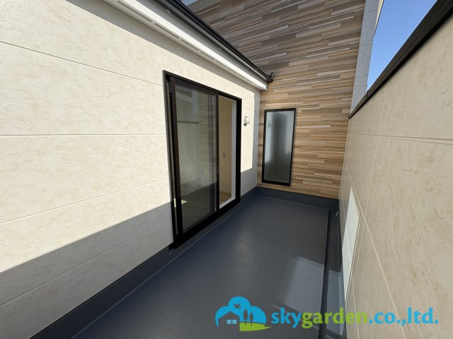 茅ヶ崎市矢畑2期　新築戸建　全5棟　2号棟のバルコニー