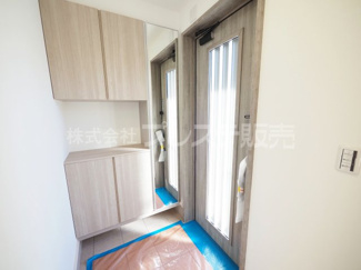 【玄関】 | 現地写真（玄関）電子ロック＆ディンプルキーを標準装備！