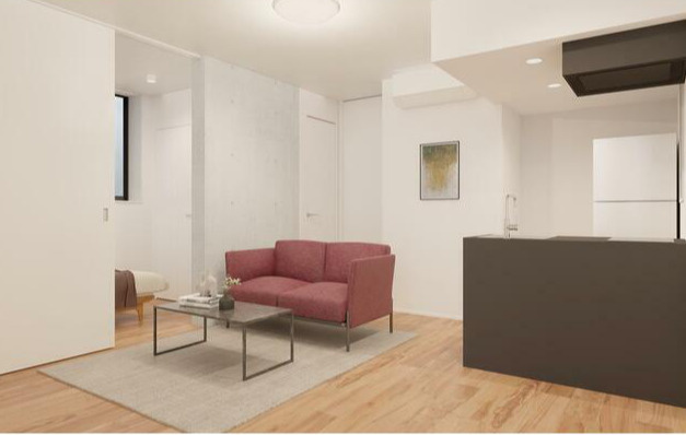 Fullea奥沢　新築　フリーレント　ペット相談　角部屋のキッチン