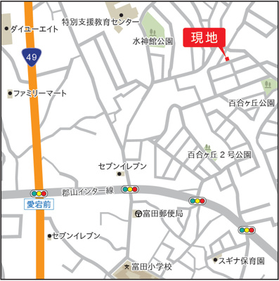 【地図】 | リセットハウス　郡山市喜久田町字入ノ内