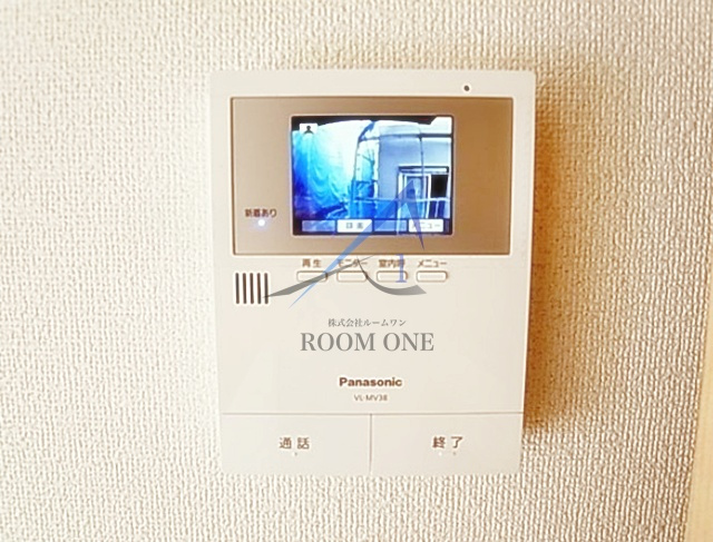 サンハイムのセキュリティ|モニター付きインターホンです。