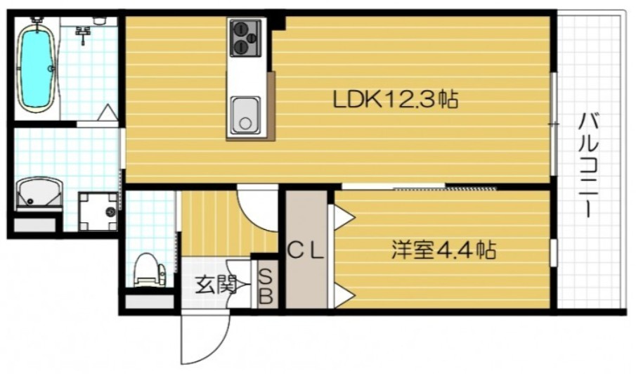 YOURMAISON TENMAの間取り
