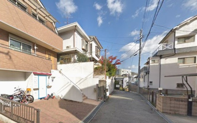 【前面道路含む現地写真】 | 灘区篠原台　中古戸建