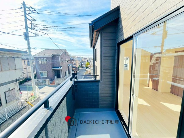 【バルコニー】 | 桶川市下日出谷　新築戸建　全1棟　1号棟
