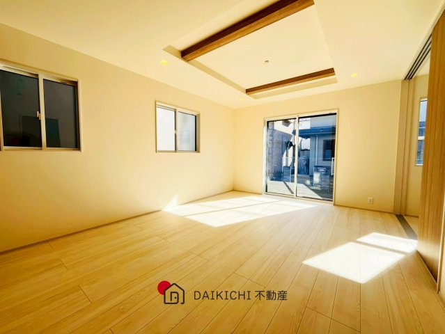【居間・リビング】 | 桶川市下日出谷　新築戸建　全1棟　1号棟