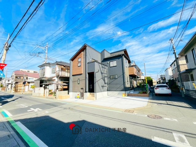 【前面道路含む現地写真】 | 桶川市下日出谷　新築戸建　全1棟　1号棟