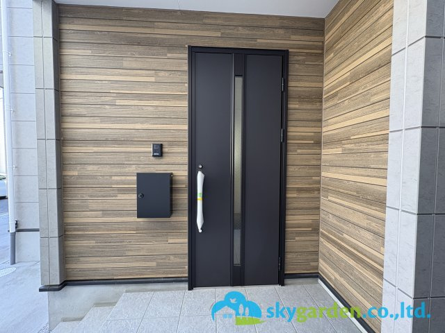 茅ヶ崎市矢畑2期　新築戸建　全5棟　3号棟の外観|2025年11月30日撮影（工事中）