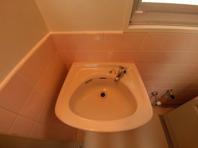 戸石マンションの洗面所