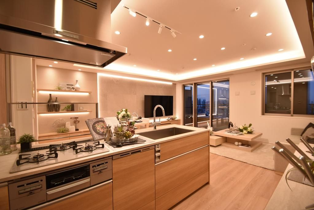 パークタワーグランスカイの居間・リビング|ゆったり過ごせるリビングです