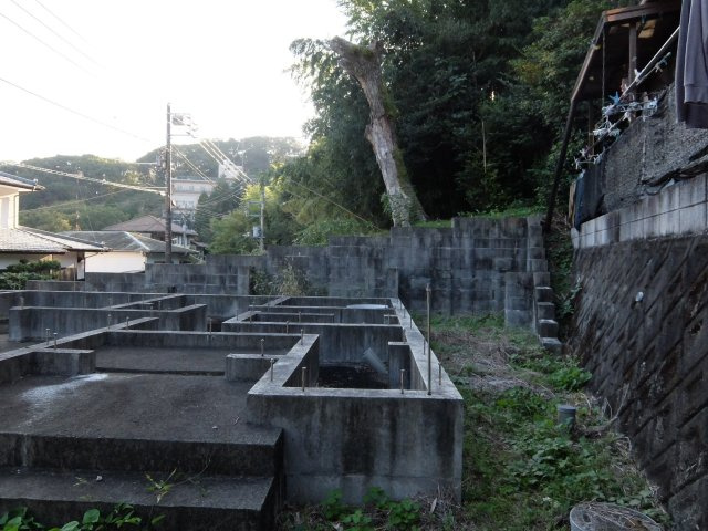 熱海市　伊豆山の外観|基礎部分あり(現況でのお引渡しとなります)