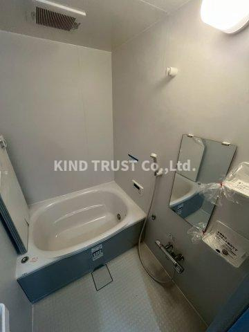 大淀町スカイハイツの浴室|コンパクトで使いやすいお風呂です