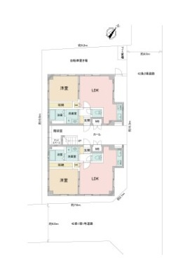 Dimora(ディモラ)世田谷の区画図