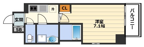 サムティ福島Rufleの間取り