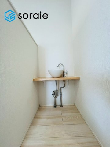 飯能双柳第1期全8棟　新築戸建　リナージュの独立洗面台|4月25日撮影