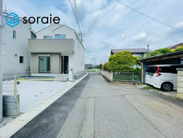 飯能双柳第1期全8棟　新築戸建　リナージュの駐車場|4月25日撮影
