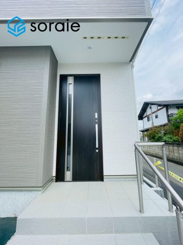 飯能双柳第1期全8棟　新築戸建　リナージュの玄関|4月25日撮影