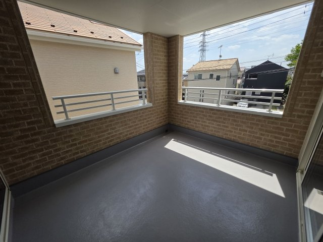 リーブルガーデン．S　鴻巣市鴻巣第２　のバルコニー|１号棟現地バルコニー（2026年04月20日）撮影