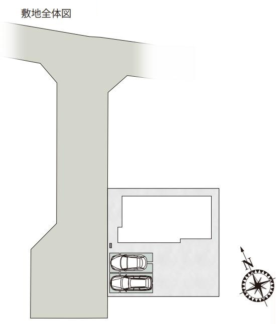 土浦市荒川沖西第2期　新築戸建　2号棟の区画図